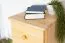 Kommode Kiefer massiv Vollholz natur 032 - Abmessung 122 x 40 x 42 cm (H x B x T)
