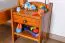 Nachtkommode Kiefer massiv Vollholz Eichefarben Junco 132 - Abmessung: 45 x 34 x 29 cm (H x B x T)