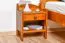 Nachtkommode Kiefer massiv Vollholz Eichefarben Junco 132 - Abmessung: 45 x 34 x 29 cm (H x B x T)