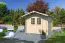 Gartenhaus Gartenfreude 1 - 28 mm Blockbohlenhaus, Grundfläche: 4,91 m², Satteldach
