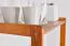 Regal Kiefer massiv Vollholz Eichefarben Junco 56C - 125 x 60 x 30 cm (H x B x T)