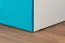 Jugendzimmer Kinderzimmer Komplett - Set B "Aalst", 6-teilig, Eiche / Weiß / Blau