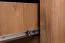 Kommode Selun 02, Farbe: Eiche Dunkelbraun - 80 x 140 x 43 cm (H x B x T)