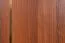 Kommode Mojokerto 19, Farbe: Walnuss / Schwarz - Abmessungen: 121 x 80 x 39 cm (H x B x T)
