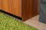 Kommode Mojokerto 19, Farbe: Walnuss / Schwarz - Abmessungen: 121 x 80 x 39 cm (H x B x T)
