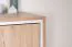 Kommode Cianjur 09, Farbe: Eiche / Weiß - Abmessungen: 108 x 80 x 40 cm (H x B x T)