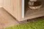 Regal Cianjur 10, Farbe: Eiche / Weiß - Abmessungen: 108 x 45 x 40 cm (H x B x T)