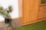 Schrank / Garderobe Paseh 04, Farbe: Erle - Abmessungen: 220 x 100 x 40 cm (H x B x T)