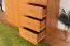 Drehtürenschrank / Kleiderschrank Sepatan 13, Farbe: Erle - Abmessungen: 200 x 140 x 58 cm (H x B x T)