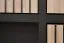 Modernes Wohnzimmer - Set A Jordalsgrenda, 4-teilig, Farbe: Eiche / Schwarz, inkl. LED-Beleuchtung, Push-to-open Funktion, zwei Kommoden, ein TV-Schrank, ein Wandregal