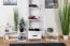 Kinderzimmer - Schrank Frank 05, Farbe: Weiß / Grau - 189 x 45 x 40 cm (H x B x T)