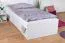 Jugendbett  Alard 09, Farbe: Weiß - Liegefläche: 90 x 195 cm (B x L)