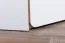 Jugendzimmer - Drehtürenschrank / Kleiderschrank Dennis 14, Farbe: Esche / Weiß - Abmessungen: 188 x 71 x 71 cm (H x B x T)