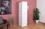 Jugendzimmer - Drehtürenschrank / Kleiderschrank Dennis 02, Farbe: Esche / Weiß - Abmessungen: 188 x 45 x 52 cm (H x B x T)