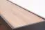 TV-Schrank / TV-Möbel sehr robust und stabil Barbe 23, mit zwei Türen, drei Fächer, Farbe: Schwarz matt, Maße: 51,5 x 177 x 40 cm, ABS-Kantenschutz, eine Schublade, leicht kombinierbar mit anderen Möbel, Griffe: Gold, ein offenes Fach