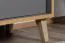 TV-Unterschrank Caranx 7, Farbe: Weiß / Eiche / Anthrazit - Abmessungen: 57 x 160 x 42 cm (H x B x T)