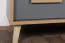TV-Unterschrank Caranx 7, Farbe: Weiß / Eiche / Anthrazit - Abmessungen: 57 x 160 x 42 cm (H x B x T)