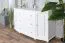 Kommode Kiefer massiv Vollholz Weiß Junco 169 - Abmessung 78 x 140 x 47 cm (H x B x T)