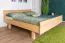 Jugendbett Buche massiv Vollholz natur 116, inkl. Lattenrost - Abmessung 180 x 200 cm