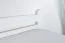 Jugendbett in Weiß Buche Massivholz 118, elegantes Bett inkl. Lattenrost, Liegefläche 160 x 200 cm, einfache und rasche Montage, modern