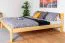 Jugendbett Kiefer massiv Vollholz natur 73, inkl. Lattenrost - Abmessung 180 x 200 cm