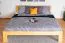 Jugendbett Kiefer massiv Vollholz natur 73, inkl. Lattenrost - Abmessung 180 x 200 cm