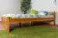 Doppelbett / Gästebett Kiefer massiv Vollholz Erlefarben 77, inkl. Lattenrost - Abmessung 160 x 200 cm (B x L)