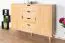 Kommode Eiche massiv natur Aurornis 46 - Abmessungen: 104 x 142 x 40 cm (H x B x T)