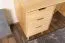Schreibtisch Kiefer massiv natur Aurornis 68 - Abmessungen: 75 x 142 x 55 cm (H x B x T)