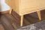 Schreibtisch Kiefer massiv natur Aurornis 68 - Abmessungen: 75 x 142 x 55 cm (H x B x T)