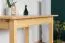 Tisch ausziehbar Kiefer massiv Vollholz natur Junco 236A (eckig) - Abmessung 80 x 140 / 170 cm