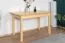 Tisch ausziehbar Kiefer massiv Vollholz natur Junco 236A (eckig) - Abmessung 80 x 140 / 170 cm