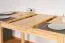 Tisch ausziehbar Kiefer massiv Vollholz natur Junco 236D (eckig) - Abmessung 90 x 140 / 175 cm