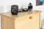 Schuhschrank Schuhkommode Holz massiv, Farbe: Natur 115x58x30 cm, für Garderobe, Vorzimmer, Flur
