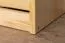 Schuhschrank Schuhkommode Holz massiv, Farbe: Natur 115x58x30 cm, für Garderobe, Vorzimmer, Flur