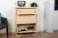 Schuhschrank Kiefer Vollholz massiv natur Junco 217 - Abmessung 98 x 72 x 30 cm