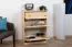 Schuhschrank Kiefer Vollholz massiv natur Junco 217 - Abmessung 98 x 72 x 30 cm
