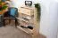 Schuhschrank Kiefer Vollholz massiv natur Junco 217 - Abmessung 98 x 72 x 30 cm