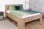 Doppelbett Selun 19, Farbe: Eiche Trüffel - 160 x 200 cm (B x L)