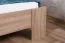 Doppelbett Selun 19, Farbe: Eiche Trüffel - 160 x 200 cm (B x L)