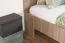 Doppelbett Selun 19, Farbe: Eiche Trüffel - 160 x 200 cm (B x L)