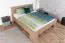 Doppelbett Selun 19, Farbe: Eiche Trüffel - 160 x 200 cm (B x L)