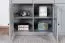 Kommode Segnas 01, Farbe: Grau - 88 x 130 x 43 cm (H x B x T)