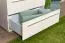 Kommode Siumu 15, Farbe: Beige / Beige Hochglanz - 97 x 76 x 45 cm (H x B x T)