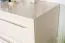 Kommode Siumu 15, Farbe: Beige / Beige Hochglanz - 97 x 76 x 45 cm (H x B x T)