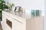 Kommode Garim 8, Farbe: Beige Hochglanz - 85 x 180 x 45 cm (H x B x T)