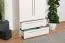 Drehtürenschrank / Kleiderschrank Siumu 03, Farbe: Beige / Beige Hochglanz - 224 x 92 x 56 cm (H x B x T)