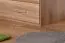 Drehtürenschrank / Kleiderschrank Gataivai 36, Farbe: Beige Hochglanz / Walnuss - Abmessungen 224 x 137 x 56 cm (H x B x T)