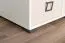 Kinderzimmer - Drehtürenschrank / Kleiderschrank Benjamin 19, Farbe: Weiß / Creme - Abmessungen: 236 x 126 x 56 cm (H x B x T)
