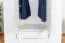 Drehtürenschrank / Kleiderschrank Siumu 29, Farbe: Weiß / Weiß Hochglanz - 224 x 182 x 56 cm (H x B x T)